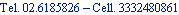 Tel. 02.6185826 – Cell. 3332480861